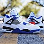 Image result for Nike Jordan 4 Retro White and Red