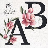 Image result for Floral Alphabet ClipArt