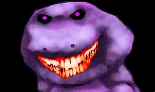 Image result for Evil Barney Teletubbies