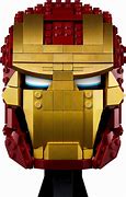 Image result for LEGO White Iron Man Helmet