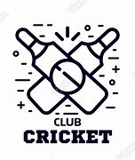 Image result for Draw Cricket Logo Us Two Bats One Ball and Stumps