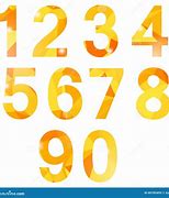 Image result for Graphic Design Numbers Orange
