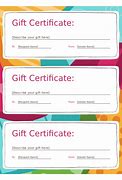 Image result for Blank Fillable Gift Certificate