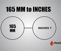 Image result for 165Mm in Inches