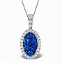 Image result for White Gold Sapphire Necklace