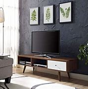 Image result for Mid Century Coastal TV Stand