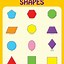 Image result for Preschool Basic Shape Chart