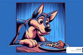 Image result for Dog Eating Pozza