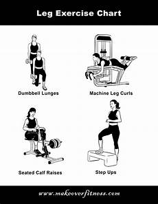 Leg Exercise Charts