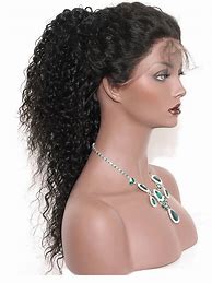 Image result for Long Curly Lace Front Human Hair Wigs
