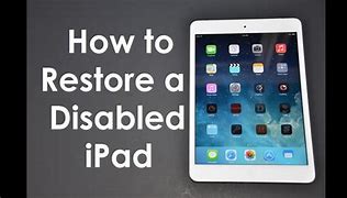 Image result for Open Disabled iPad