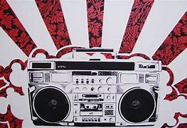 Image result for Boombox Graffiti 80s