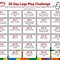 Image result for 30-Day LEGO Challenge Printable