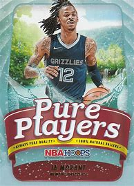 Image result for NBA Hoops Cards Ja Morant Pure Players 22 23