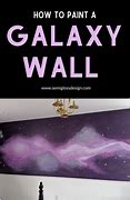 Image result for Galaxy Wall Paint Craft Art