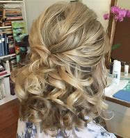 Image result for Partial Updo Hairstyles
