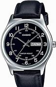 Image result for Leather Analog More Function Casio