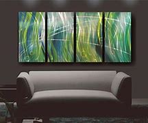 Image result for Green Metal Wall Art
