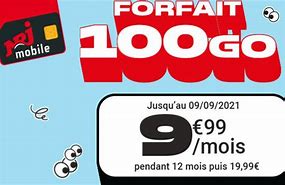 Image result for Forfait Mobile 100 Go