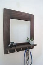 Image result for Mirror with Key Hooks