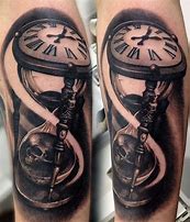 Image result for Hourglass Skull Tattoo Designs