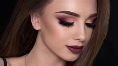 makeup fall burgundy smokey bold makeup tutorial fall makeup fall burgundy smokey bold makeup tutorial fall