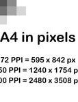 Image result for A4 Page Pixels