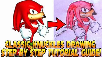 Image result for How to Draw Knuckles Running