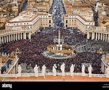 Image result for Pope at Vatican Crowd