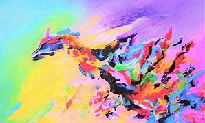 Image result for Abstract Unicorn Painting