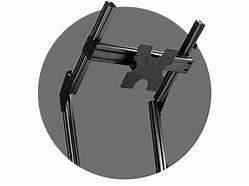 Image result for Quad Monitor Stand Add-On
