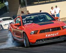 Image result for Red Mustang New Edge Drag Car