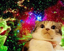 Image result for Space Galaxy Cat Eyes GIF