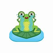 Image result for Crying Frog Cartoon