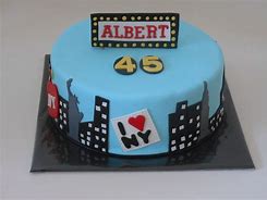 Image result for New York Themed Birthday Cake