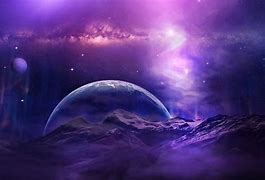 Image result for Purple Galaxy Background with Planets