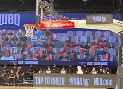 Image result for NBA Bubble Virtual Fans