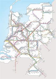 Image result for Netherlands Train Map