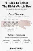 Image result for Watch Sizes for Women