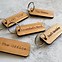 Image result for Personelised Wooden Key Rings with Photo