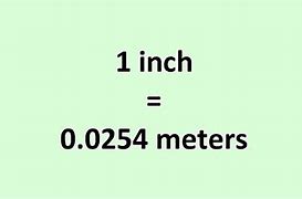 Image result for 8 Meters in Inches