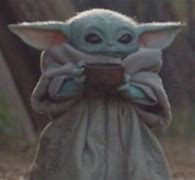 Image result for Baby Yoda with Cup