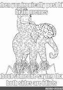 Image result for Wojak Brain Meme Elephant