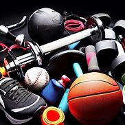 Image result for Sports Equipment On Black Background