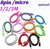 Image result for Short USB Cable with Cloth Cord