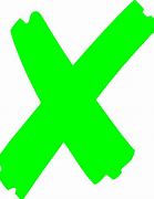 Image result for Green X Icon