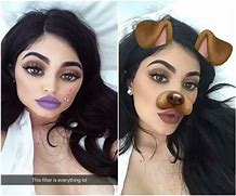 Image result for Snapchat Filters On Celebrities