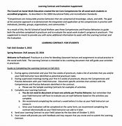 Image result for Learning Contract Template