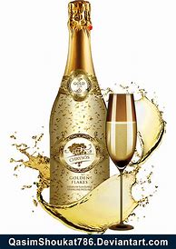 Image result for Gold Champagne Label PNG