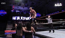 Image result for Over the Top Rope Dive GIF
